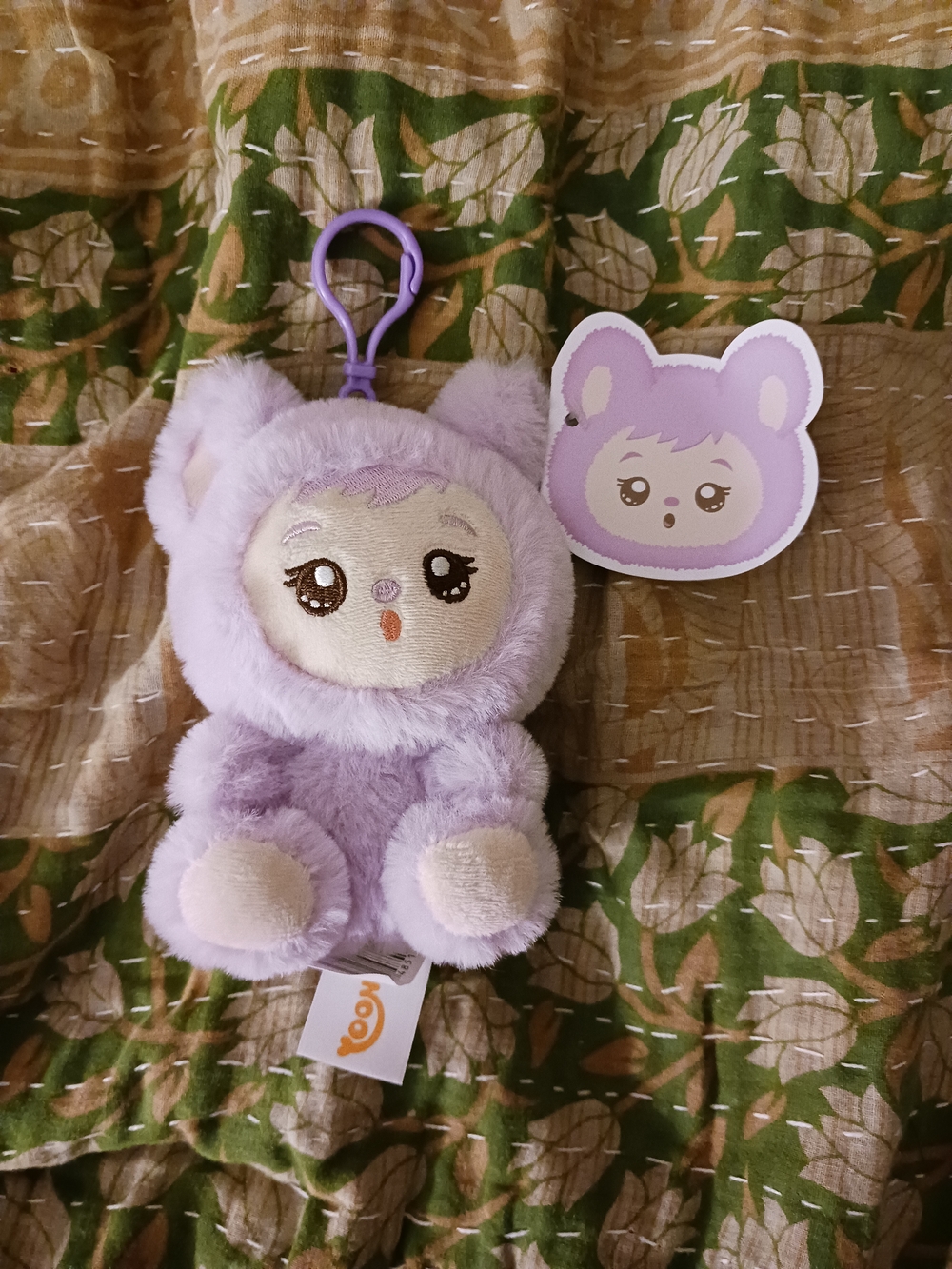 LaBabies La Babies Purple Plush Keychain Lili